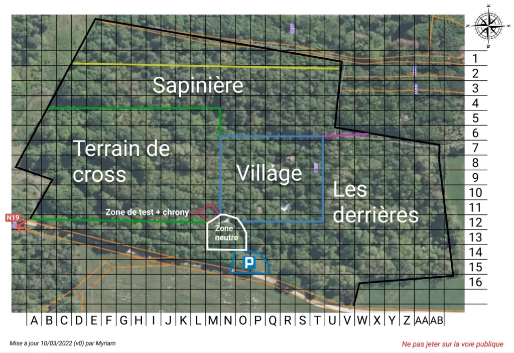 Airsoft vue aérienne